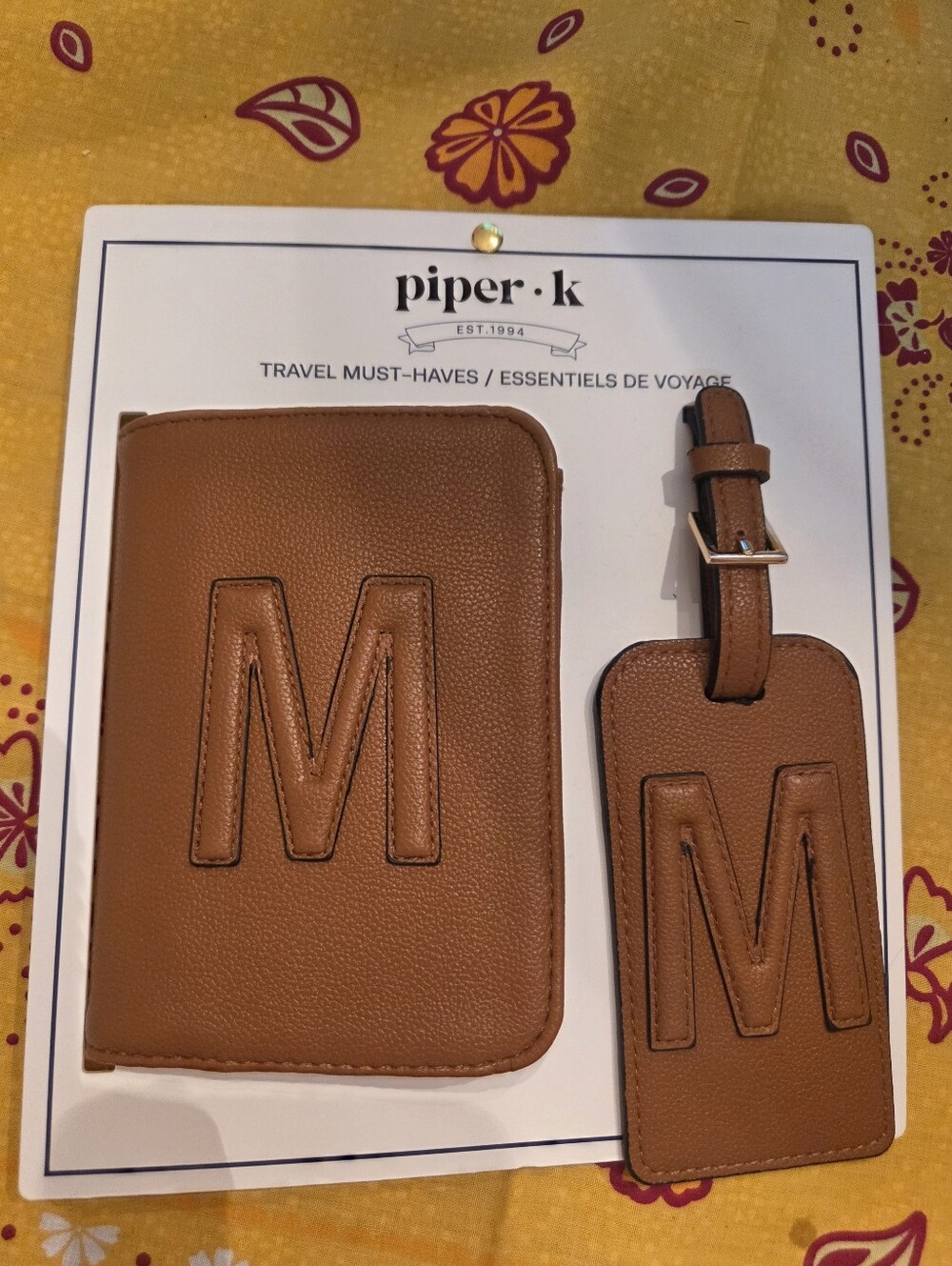 Piper-k must have essential travel language tag and wallet